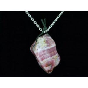Rhodochrosite Freeform Pendant