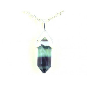 Fluorite Double Terminated Point Pendant (Small)