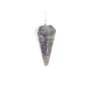 Lepidolite Faceted Cone Pendulum