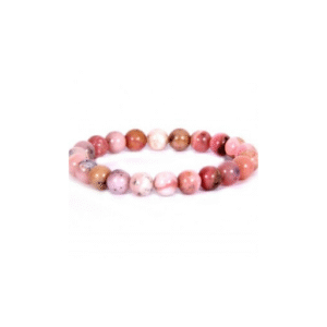 PINK OPAL 8MM GRADE (A) NATURAL ROUND BEADS