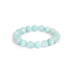 AMAZONITE 10MM GRADE (A) NATURAL ROUND BEADS