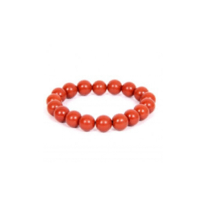 RED JASPER 10MM GRADE (A) NATURAL ROUND BEADS