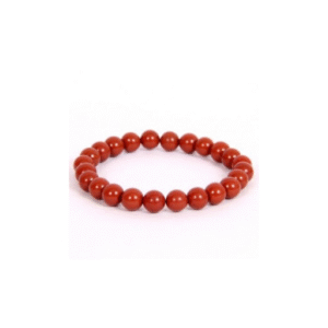 RED JASPER 8MM GRADE (A) NATURAL ROUND BEADS