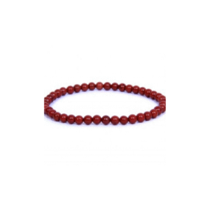 RED JASPER 4MM GRADE (A) NATURAL ROUND BEADS