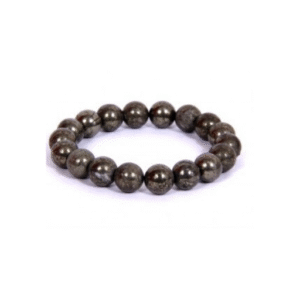 PYRITE 10MM GRADE (A) NATURAL ROUND BEADS