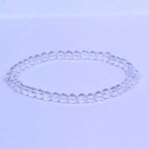 CLEAR QUARTZ 4MM GRADE (A) NATURAL ROUND BEADS