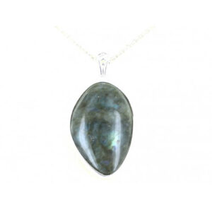 Labradorite Freeform Cabochon Pendant