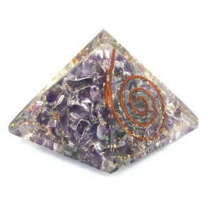 Amethyst Orgone Pyramid 40