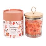 AUTUMN LEAVES CINNAMON & ORANGE CANDLE - Image 2