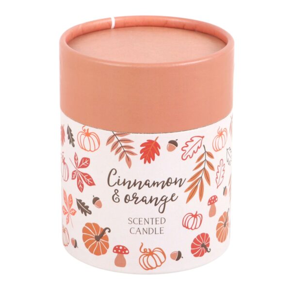 AUTUMN LEAVES CINNAMON & ORANGE CANDLE - Image 4