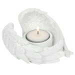 GLITTER ANGEL WING CANDLE HOLDER - Image 2