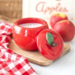 APPLE SHAPED CANDLE JAR