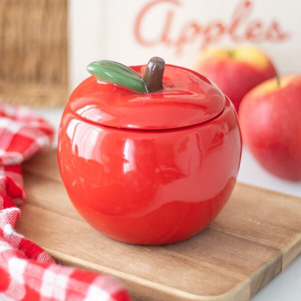APPLE SHAPED CANDLE JAR - Image 2