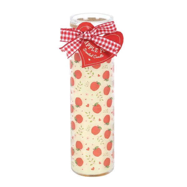 APPLE PRINT APPLE PIE TUBE CANDLE - Image 2