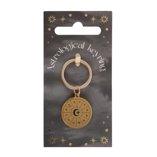 ASTROLOGY WHEEL KEYRING - Image 3