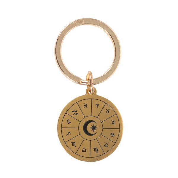 ASTROLOGY WHEEL KEYRING - Image 2