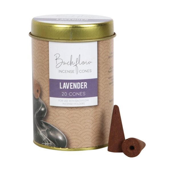 TINS OF ELEMENTS LAVENDER JUMBO BACKFLOW CONES - Image 3