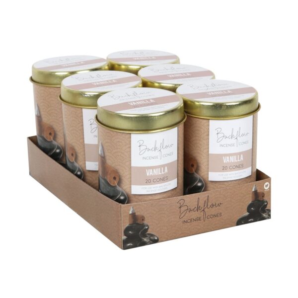 TINS OF ELEMENTS VANILLA JUMBO BACKFLOW CONES - Image 3