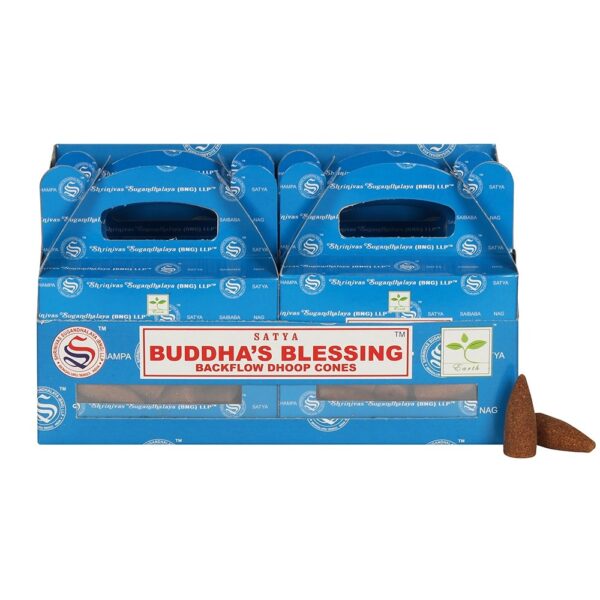 BUDDHA BLESSINGS BACKFLOW DHOOP CONES BY SATYA - Image 3