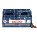 BLUE SAGE BACKFLOW DHOOP CONES BY SATYA - Image 3