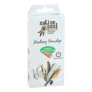NATIVE SOUL JUMBO BACKFLOW CONES HEALING SMUDGE