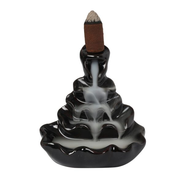 4-TIER RIPPLE BACKFLOW INCENSE BURNER - Image 1