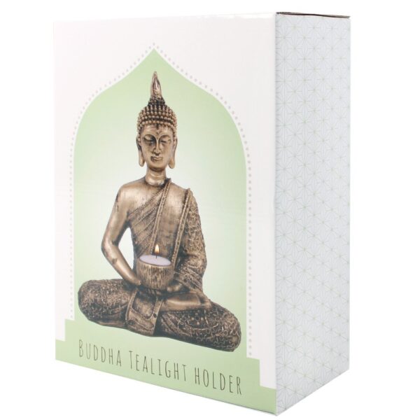 SITTING THAI BUDDHA TEALIGHT HOLDER - Image 3