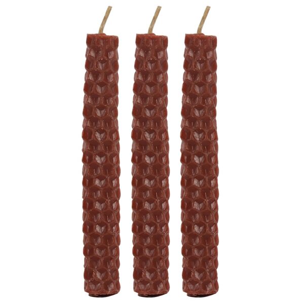 PACK OF 6 BROWN BEESWAX SPELL CANDLES - Image 4