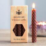 PACK OF 6 BROWN BEESWAX SPELL CANDLES - Image 5