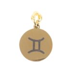 GEMINI GOLD TONE ZODIAC SIGN CHARM - Image 3