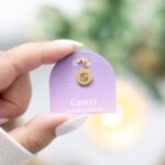 CANCER GOLD TONE ZODIAC SIGN CHARM