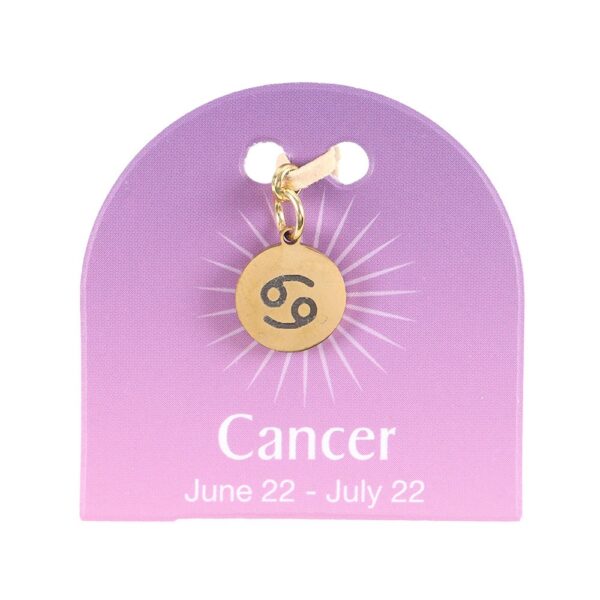 CANCER GOLD TONE ZODIAC SIGN CHARM - Image 2