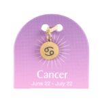CANCER GOLD TONE ZODIAC SIGN CHARM - Image 2