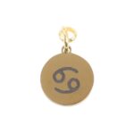CANCER GOLD TONE ZODIAC SIGN CHARM - Image 3