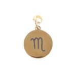 SCORPIO GOLD TONE ZODIAC SIGN CHARM - Image 3