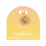 CAPRICORN GOLD TONE ZODIAC SIGN CHARM - Image 2