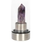 AMETHYST CALMING GLASS WATER BOTTLE - Image 3