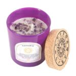 AQUARIUS BERGAMOT & MANDARIN GEMSTONE ZODIAC CANDLE - Image 2