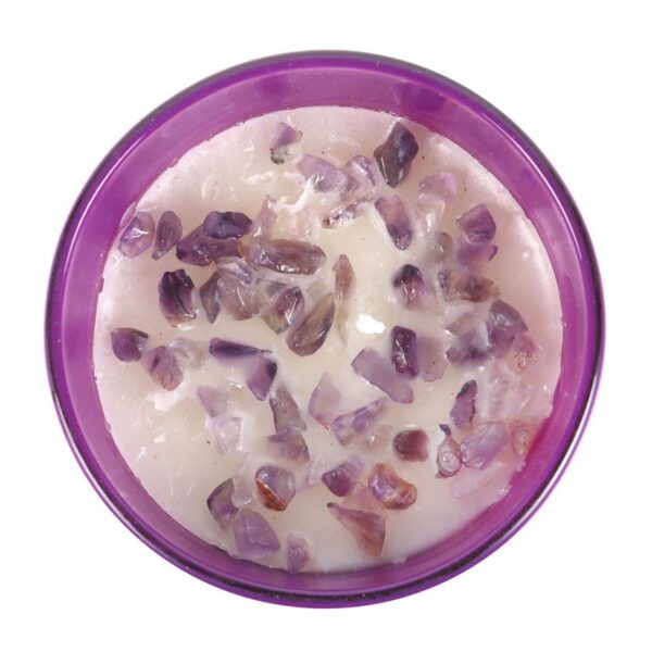 AQUARIUS BERGAMOT & MANDARIN GEMSTONE ZODIAC CANDLE - Image 3