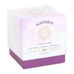 AQUARIUS BERGAMOT & MANDARIN GEMSTONE ZODIAC CANDLE - Image 4