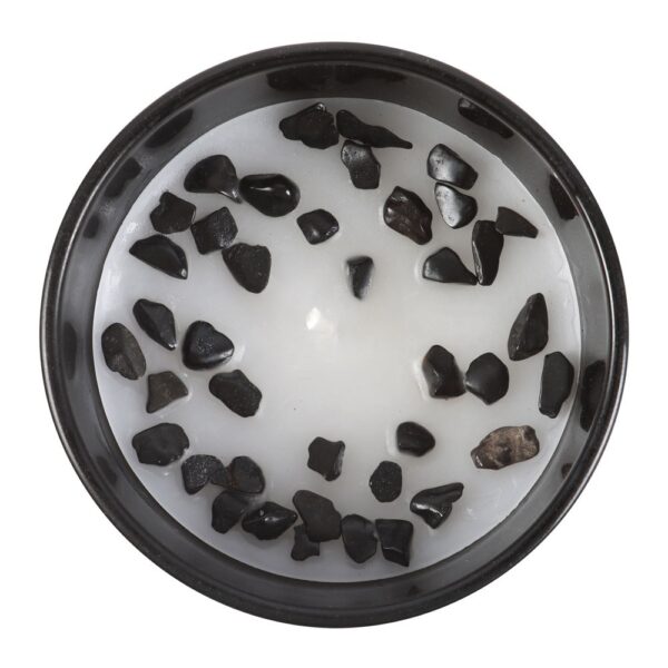 SCORPIO BLACK OUDH GEMSTONE ZODIAC CANDLE - Image 2