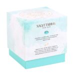 SAGITTARIUS YLANG YLANG & AMBER GEMSTONE ZODIAC CANDLE - Image 3