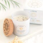 CANCER ORANGE & CHAMOMILE GEMSTONE ZODIAC CANDLE - Image 5