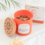 CAPRICORN SANDALWOOD & JASMINE GEMSTONE ZODIAC CANDLE - Image 5