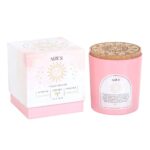 ARIES CEDARWOOD GEMSTONE ZODIAC CANDLE