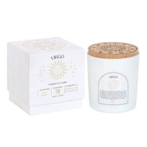VIRGO SANDALWOOD & PATCHOULI GEMSTONE ZODIAC CANDLE