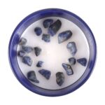 TAURUS AMBER & VANILLA GEMSTONE ZODIAC CANDLE - Image 2