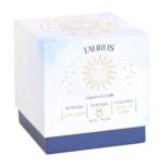 TAURUS AMBER & VANILLA GEMSTONE ZODIAC CANDLE - Image 3