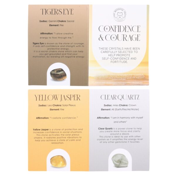 CONFIDENCE & COURAGE HEALING CRYSTAL SET - Image 5