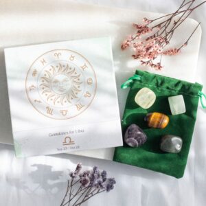 LIBRA CRYSTAL TUMBLESTONE SET
